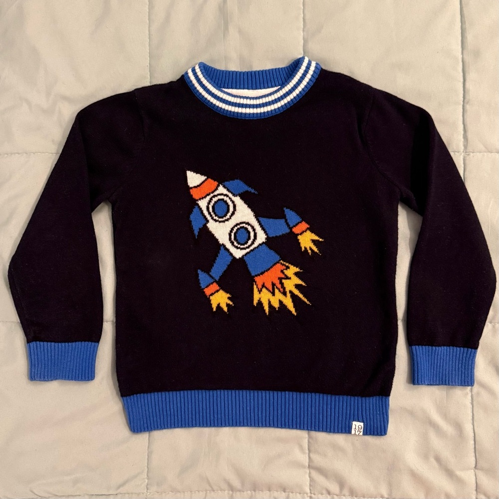 Sovereign Code Kids Rocket Sweater - Black and Blue